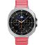 Galaxy Watch 8 Classic | 46 мм | 4G LTE | Black | Fabric/Red | S/M, Тип ремешка : Fabric, Размер корпуса : 46 мм, Цвет: Black, Цвет ремешка: Red, Размер ремешка : S/M, Подключение часов : Bluetooth / Wi-Fi + 4G LTE, изображение 3